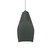 Justice Designs Radiance Collection One Light Pendant in Brushed Nickel - CER-6597-PWGN-NCKL-WTCD