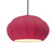 Justice Designs Radiance Collection One Light Pendant in Brushed Nickel - CER-6605-CRSE-NCKL-RIGID