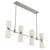 Savoy House Baldwin Eight Light Linear Chandelier in Satin Nickel - 1-1249-8-SN