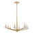 Savoy House Judi Eight Light Chandelier in Distressed Gold - 1-1965-8-60