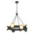 Savoy House Pierson LED Chandelier in Black Cashmere/True Gold - 1-2411-8-343