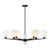 Savoy House Collier Six Light Chandelier in Matte Black - 1-1125-6-89