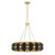 Savoy House Pelham LED Chandelier in Black Cashmere/True Gold - 1-2414-16-343