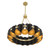 Savoy House Pelham LED Chandelier in Black Cashmere/True Gold - 1-2414-16-343