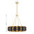 Savoy House Pelham LED Chandelier in Black Cashmere/True Gold - 1-2414-16-343