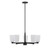 Savoy House Baldwin Five Light Chandelier in Matte Black - 1-1246-5-89