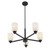 Savoy House Baldwin Five Light Chandelier in Matte Black - 1-1246-5-89