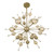 Savoy House Crescent Six Light Chandelier in Noble Brass - 1-2514-6-127