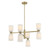 Savoy House Baldwin Eight Light Chandelier in Noble Brass - 1-1248-8-127