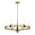 Savoy House Farrell Six Light Chandelier in Warm Brass - 1-2914-6-322