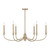 Savoy House Coventry Six Light Chandelier in Noble Brass - 1-1500-6-127