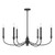 Savoy House Coventry Six Light Chandelier in Matte Black - 1-1500-6-89