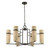 Savoy House Weston Six Light Chandelier in Mediterranean Bronze - 1-4562-6-15