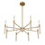 Savoy House Linden LED Chandelier in Warm Brass - 1-9716-8-322