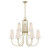 Savoy House Wilkes Nine Light Chandelier in Warm Brass - 1-4701-9-322
