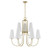 Savoy House Wilkes Nine Light Chandelier in Warm Brass - 1-4701-9-322