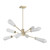 Savoy House Leland LED Chandelier in Noble Brass - 1-6120-8-127