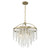 Savoy House Jeanette Four Light Chandelier in Noble Brass - 1-6450-4-127