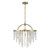 Savoy House Jeanette Four Light Chandelier in Noble Brass - 1-6450-4-127