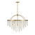 Savoy House Jeanette Eight Light Chandelier in Noble Brass - 1-6451-8-127