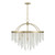Savoy House Jeanette Eight Light Chandelier in Noble Brass - 1-6451-8-127