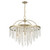 Savoy House Jeanette Eight Light Chandelier in Noble Brass - 1-6451-8-127