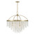 Savoy House Jeanette Eight Light Chandelier in Noble Brass - 1-6451-8-127