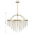 Savoy House Jeanette Eight Light Chandelier in Noble Brass - 1-6451-8-127