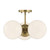 Savoy House Turin Three Light Chandelier in Warm Brass - 1-6523-3-322