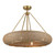 Savoy House Gaia Four Light Fan D'Lier in Warm Brass - 40-FD-8302-322