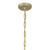 Savoy House Jacobs One Light Outdoor Hanging Lantern in Serene Brass - 5-3806-344