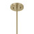 Savoy House Baldwin One Light Pendant in Noble Brass - 7-1244-1-127
