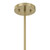 Savoy House Rosa Four Light Pendant in Noble Brass - 7-6083-4-127