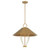 Savoy House Hearne Four Light Pendant in Warm Brass - 7-6308-4-322