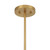 Savoy House Hearne Four Light Pendant in Warm Brass - 7-6308-4-322