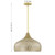 Savoy House Kemp One Light Pendant in Ivory/Gold Shell - 7-9877-1-336