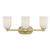 Savoy House Baldwin Three Light Bathroom Vanity in Noble Brass - 8-1245-3-127