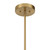 Savoy House Gaia Six Light Pendant in Warm Brass - 7-8301-6-322