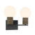 Savoy House Jarrell Two Light Bathroom Vanity in Matte Black - 8-4081-2-BK