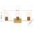 Savoy House Jarrell Three Light Bathroom Vanity in Warm Brass - 8-4081-3-322