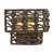 Savoy House Silencio Two Light Wall Sconce in Riviera Brass - 9-9285-2-220