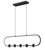 Z-Lite Saros LED Linear Chandelier in Matte Black - 4101-42L-MB-LED
