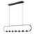 Z-Lite Saros LED Linear Chandelier in Matte Black - 4101-54L-MB-LED