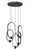 Z-Lite Saros LED Chandelier in Matte Black - 4101-5MB-LED