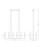 Z-Lite Gaultier Ten Light Linear Chandelier in Mordern Gold - 6100-10L-MGLD