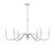 Z-Lite Toussant Six Light Chandelier in Brushed Nickel - 6103-45BN