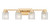 Z-Lite Jacqueline Four Light Vanity in Modern Gold - 6101-4V-MGLD