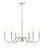 Z-Lite Toussant Six Light Chandelier in Brushed Nickel - 6103-32BN
