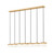 Z-Lite Renaud LED Linear Chandelier in Modern Gold - 827P6-7L-MGLD-LED