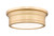Z-Lite Bentley LED Flush Mount in Modern Gold - 7702F12-MGLD-LED